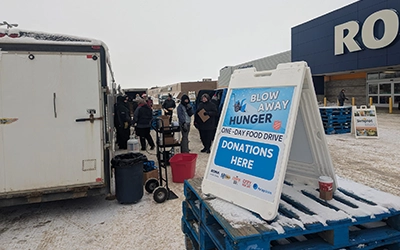 Salvation Army brings in record-breaking donations from Blow Away Hunger